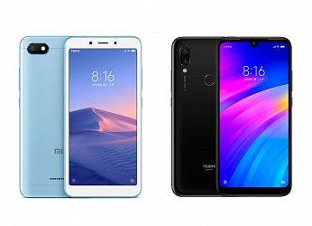 Сравнение смартфонов Redmi 7 2019 года выпуска  и Redmi 6 2018 года